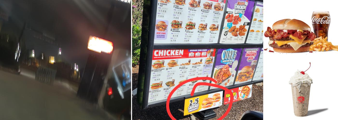 Jack in the Box Menu