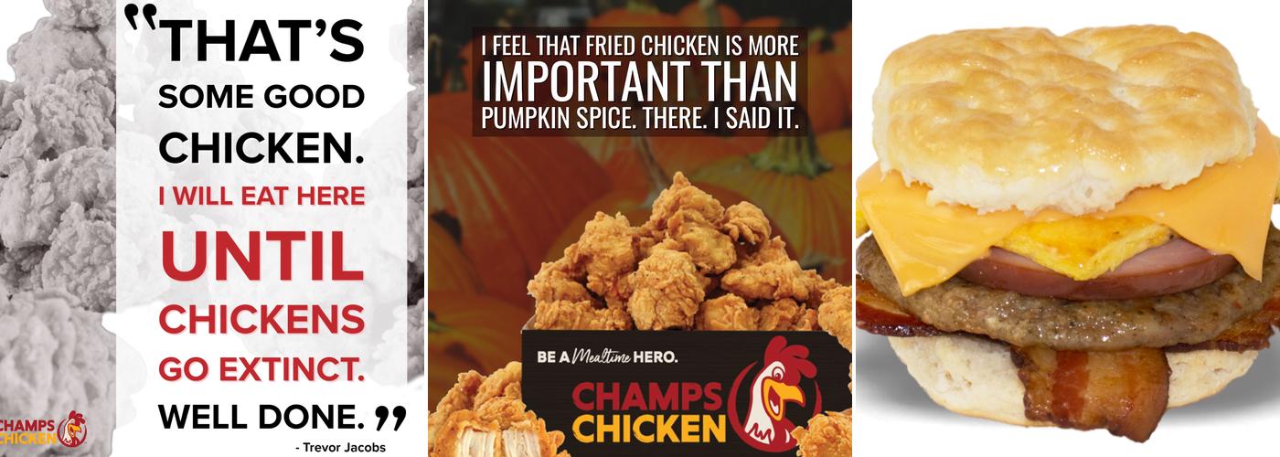 Champs Chicken Menu