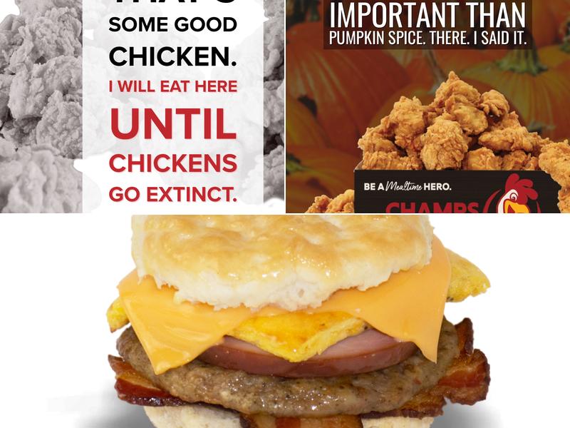 Champs Chicken Menu