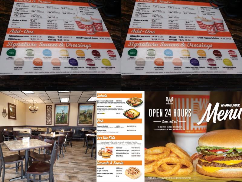 Whataburger Menu