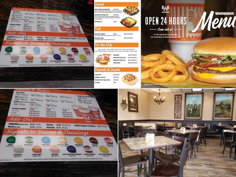 Whataburger Menu
