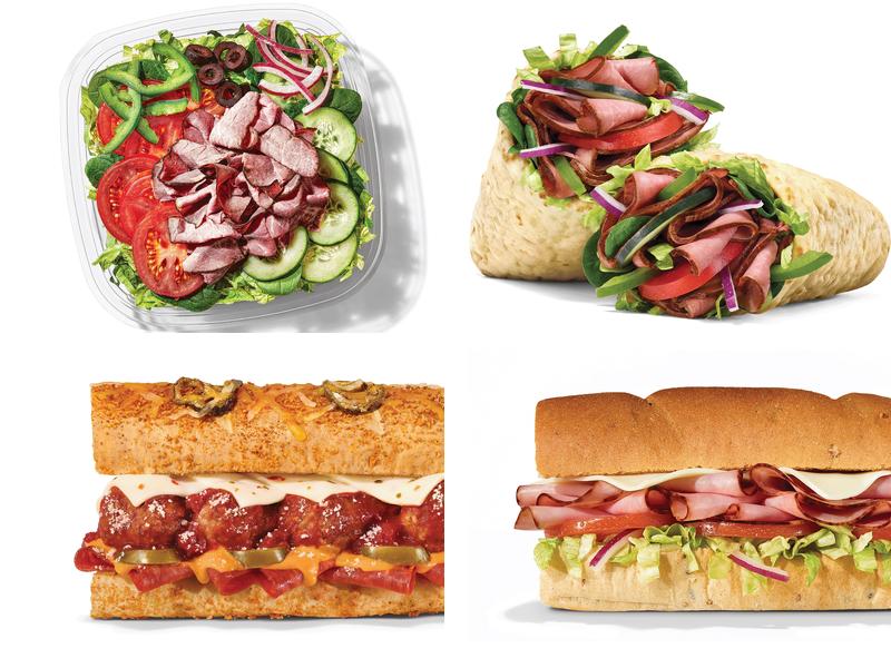 Subway Menu