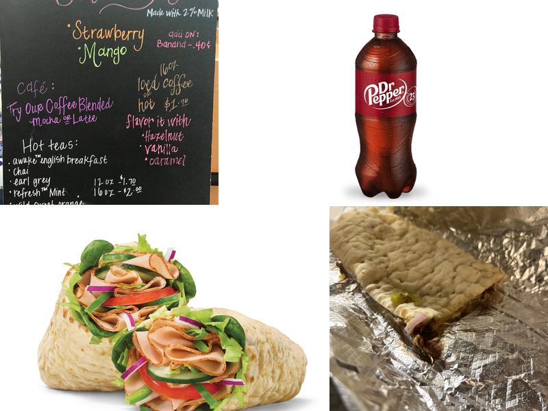 Subway Menu