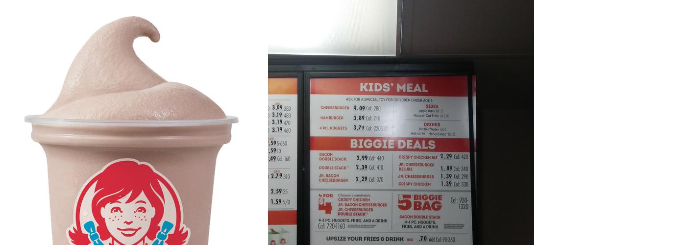 Wendy's Menu