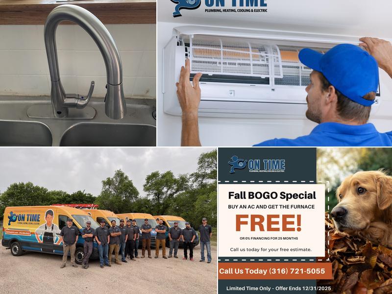 On Time Plumbing, Heating, Cooling & Electric