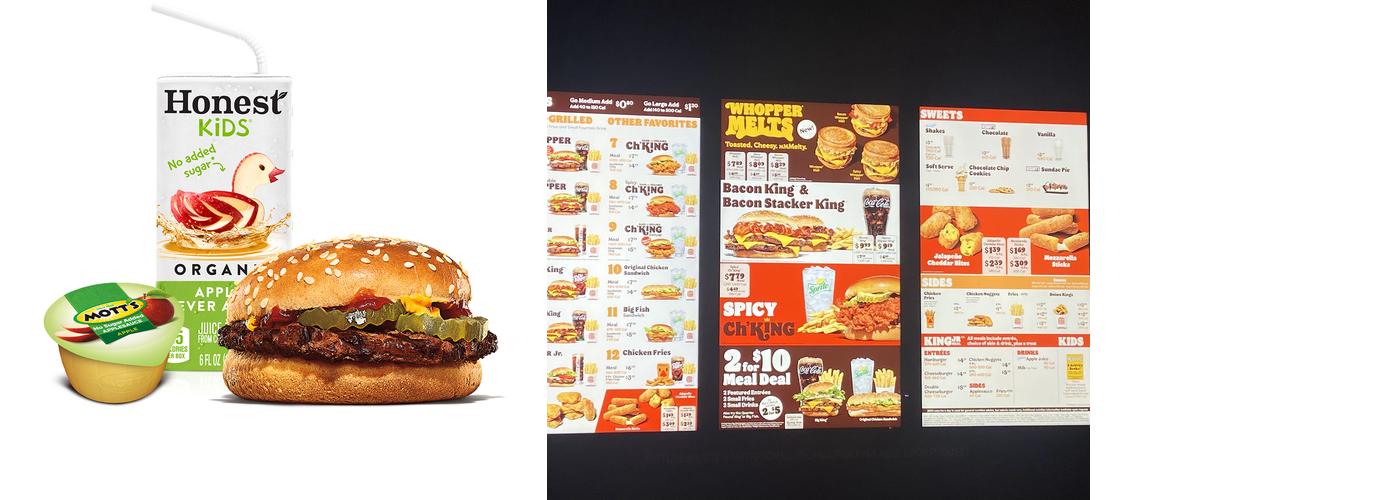 Burger King Menu