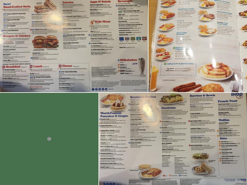 IHOP Menu