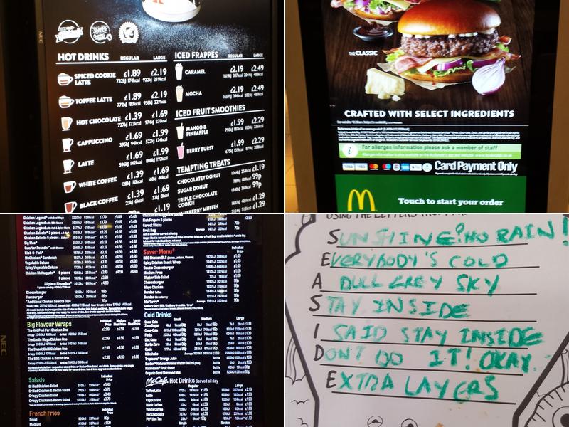 McDonald's Menu