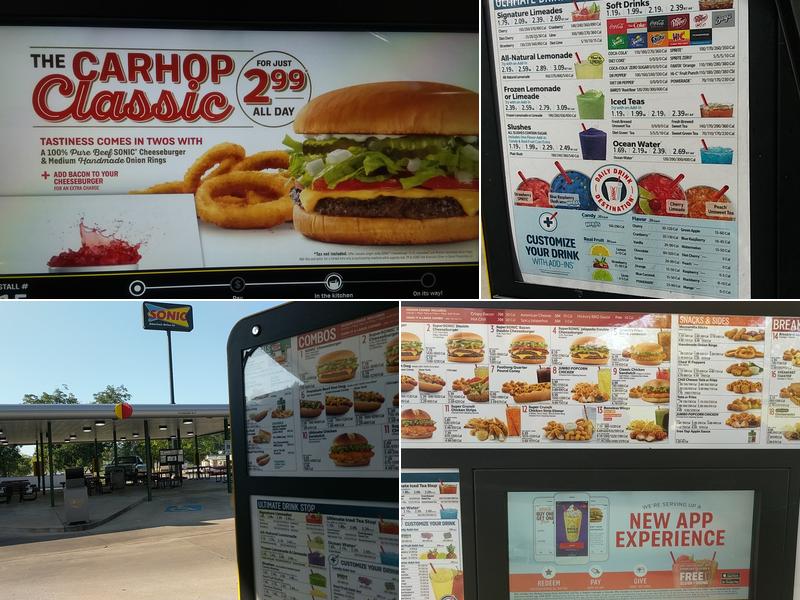 Sonic Drive-In Menu
