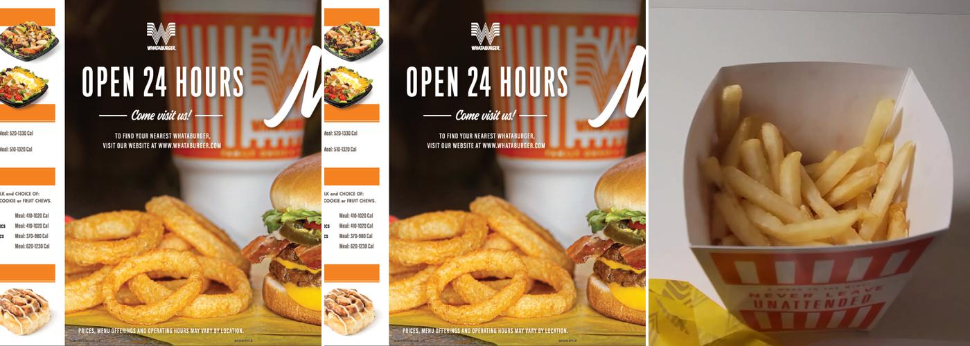 Whataburger Menu
