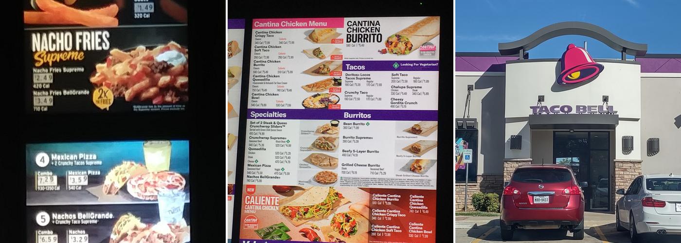 Taco Bell Menu