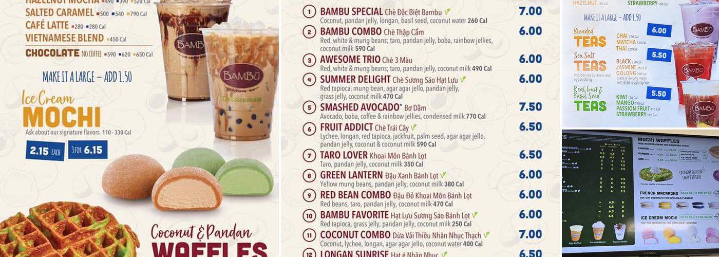 Bambu Menu