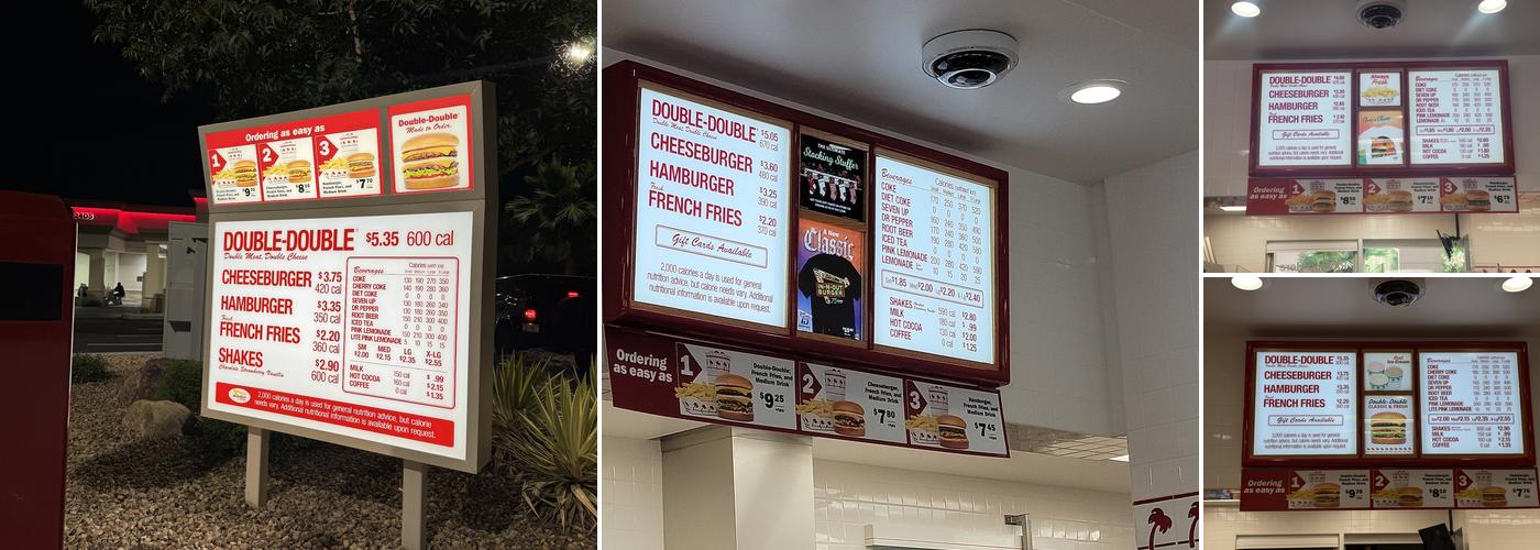 In-N-Out Burger Menu