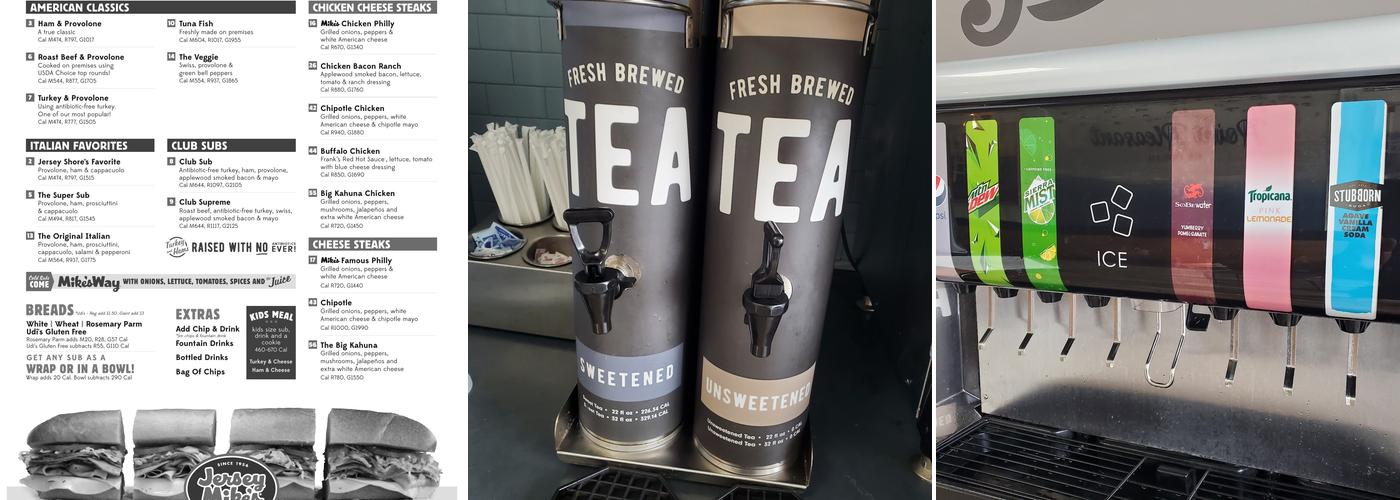 Jersey Mike's Subs Menu