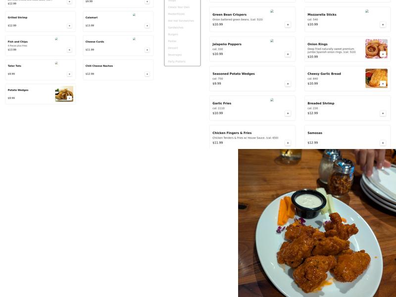 Straw Hat Pizza Menu