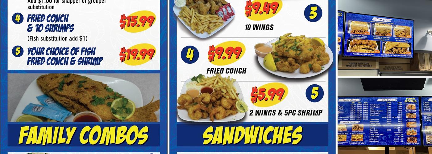 Hook Fish And Chicken Menu