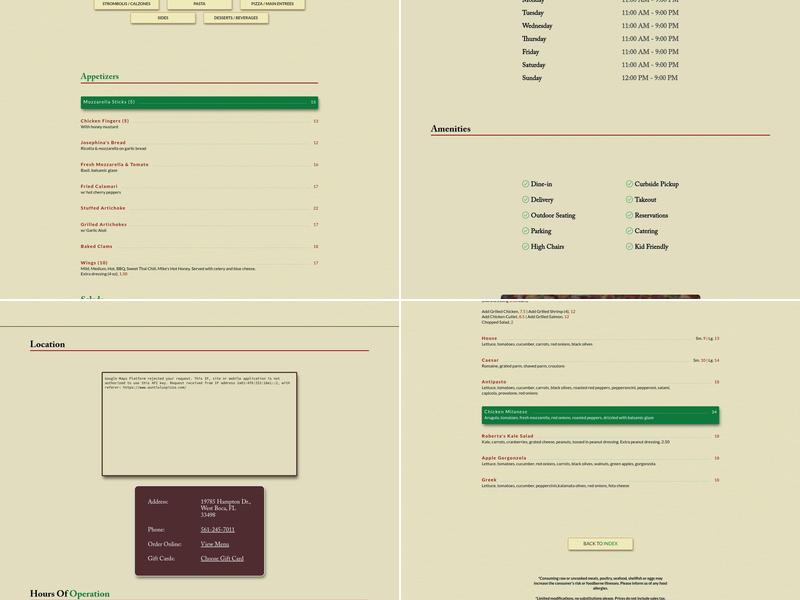 Aunt Lulu's NY Style Pizza and Kitchen Menu