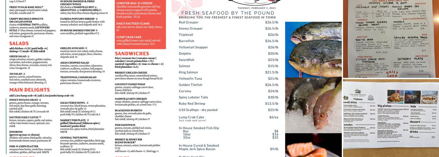 Little Moir's Hibiscus StrEATery Menu