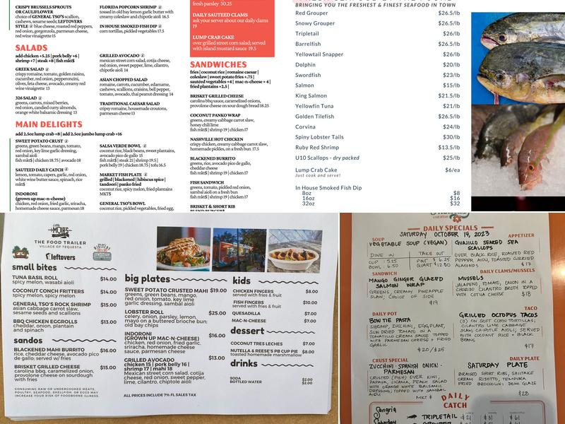 Little Moir's Hibiscus StrEATery Menu