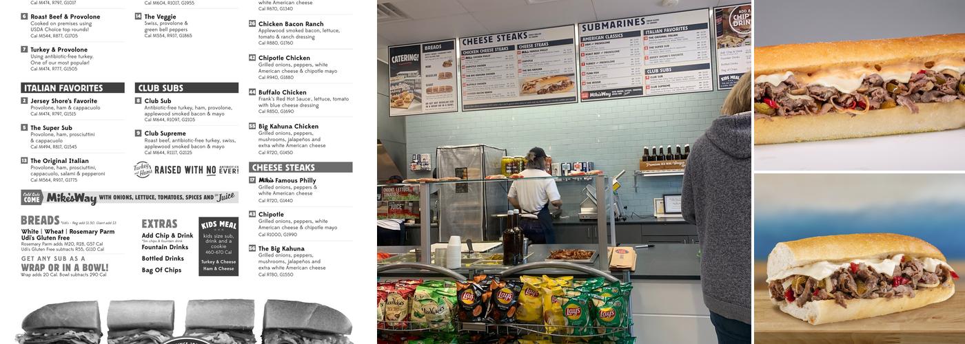 Jersey Mike's Subs Menu