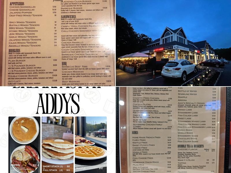 Addy's Barbeque Edison Menu