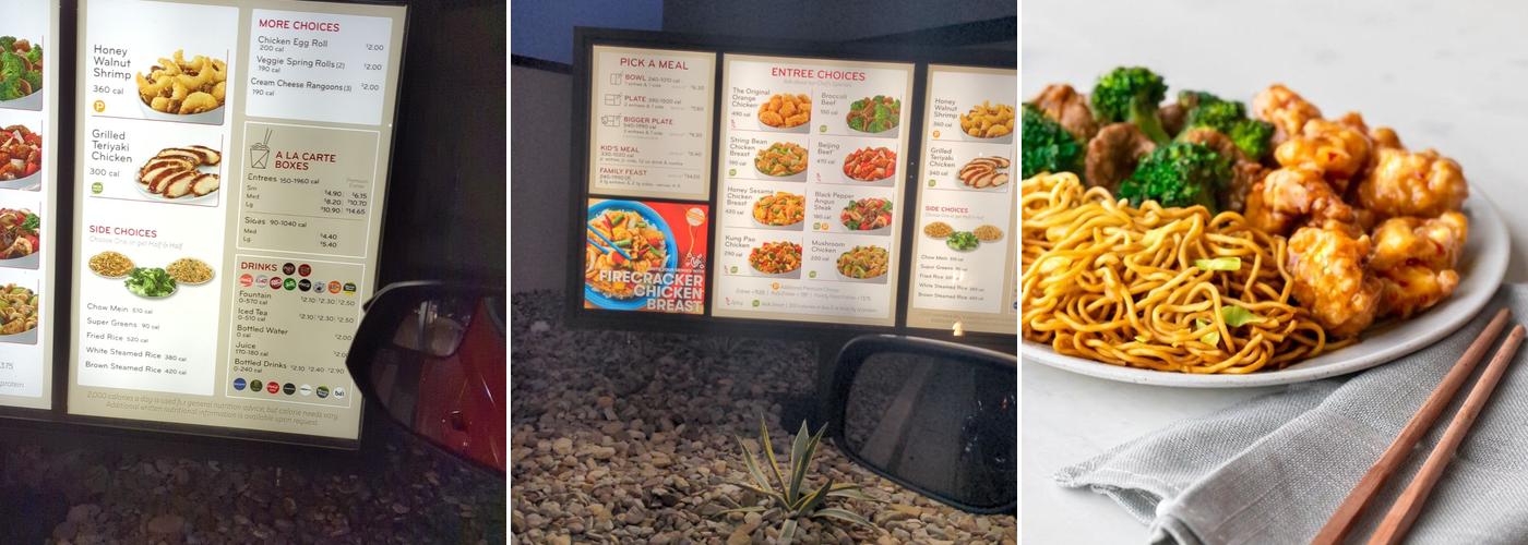 Panda Express Menu