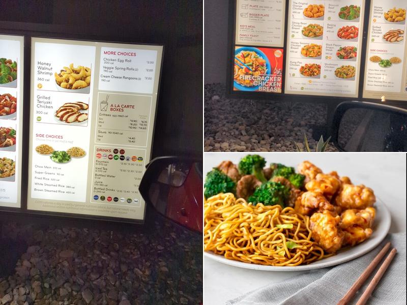 Panda Express Menu