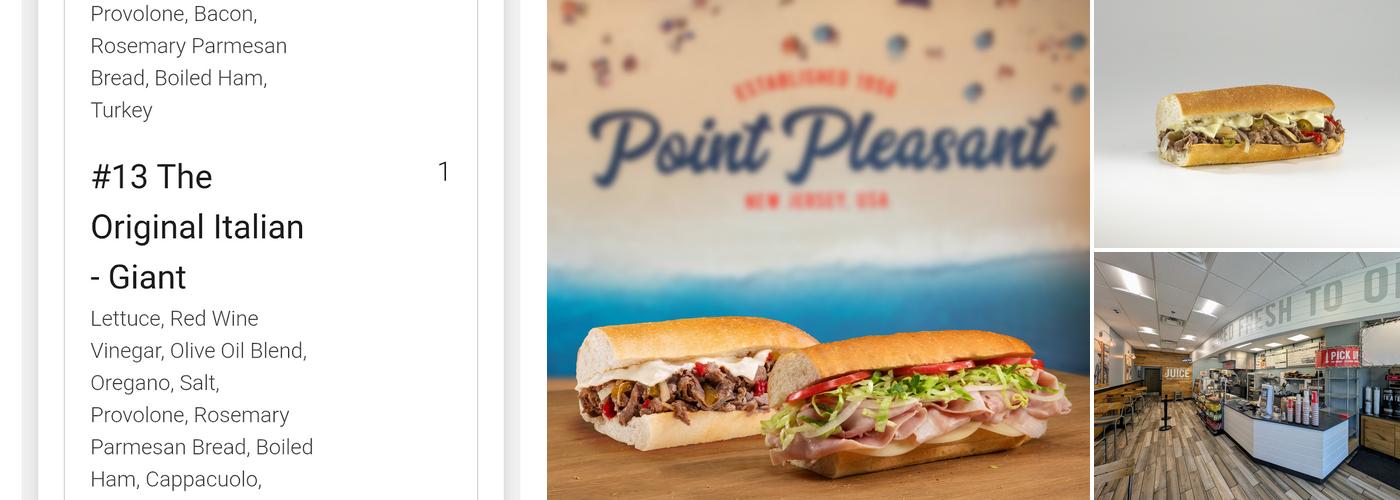 Jersey Mike's Menu