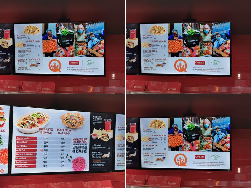 Quesada Burritos & Tacos Menu