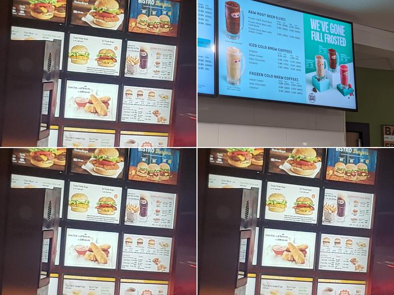 A&W Canada Menu