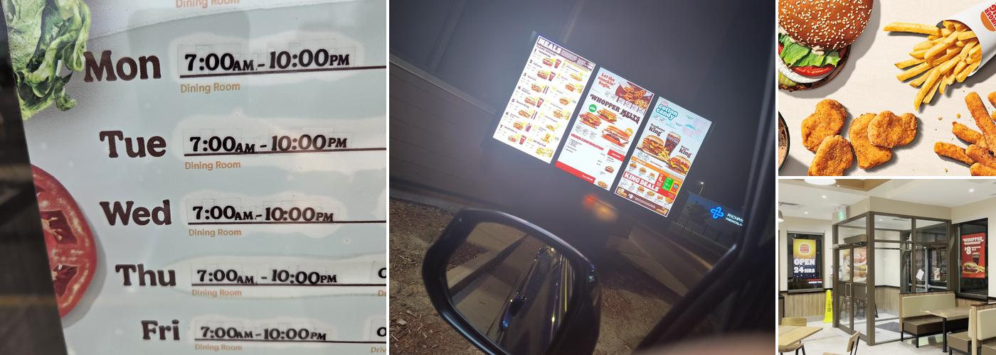 Burger King Menu