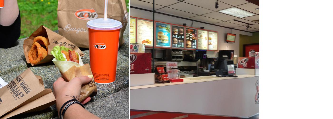 A&W Canada Menu