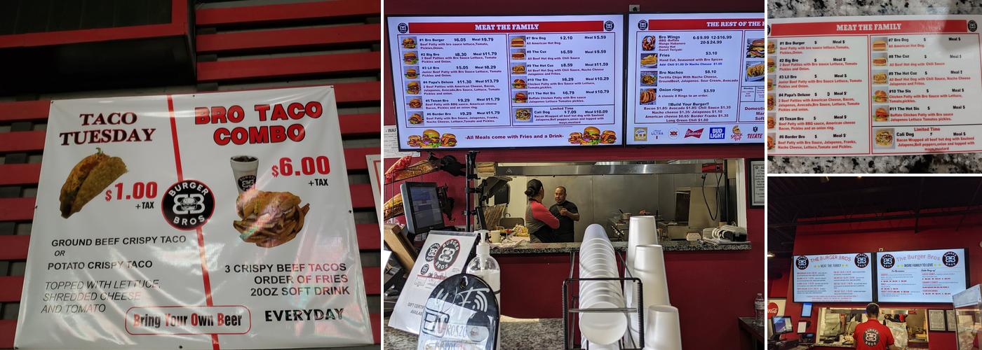 BURGER BROS Menu