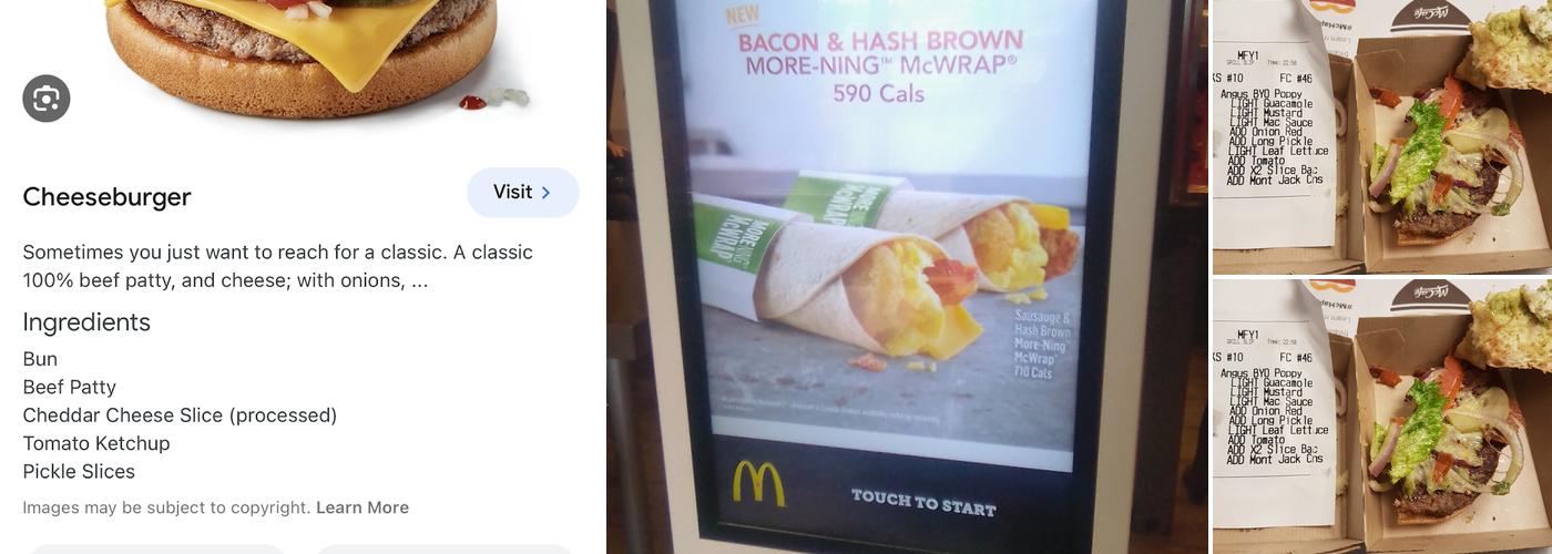 McDonald's Menu