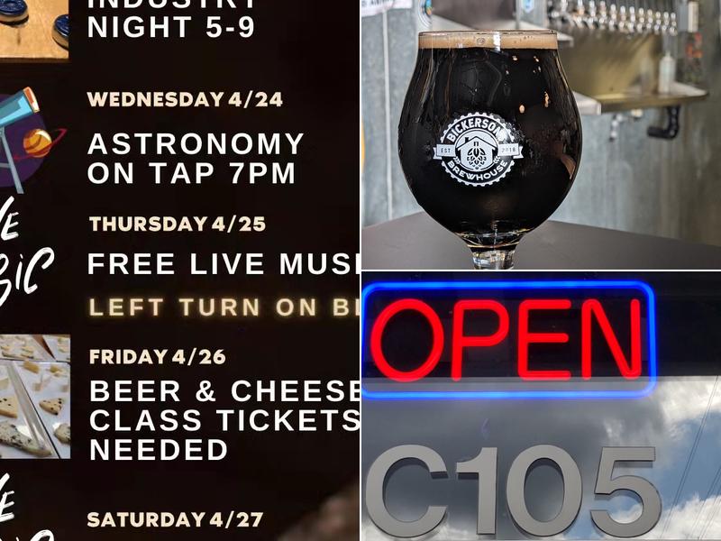 Bickersons Brewhouse Menu