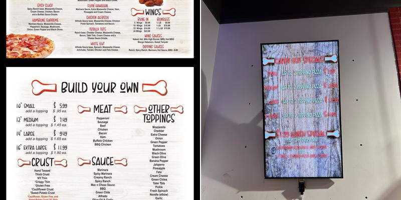 Hambone's Pizza - Laramie Menu