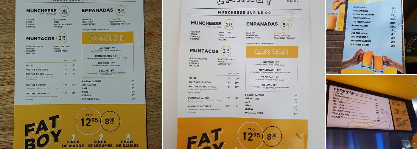 À l'arrêt Menu