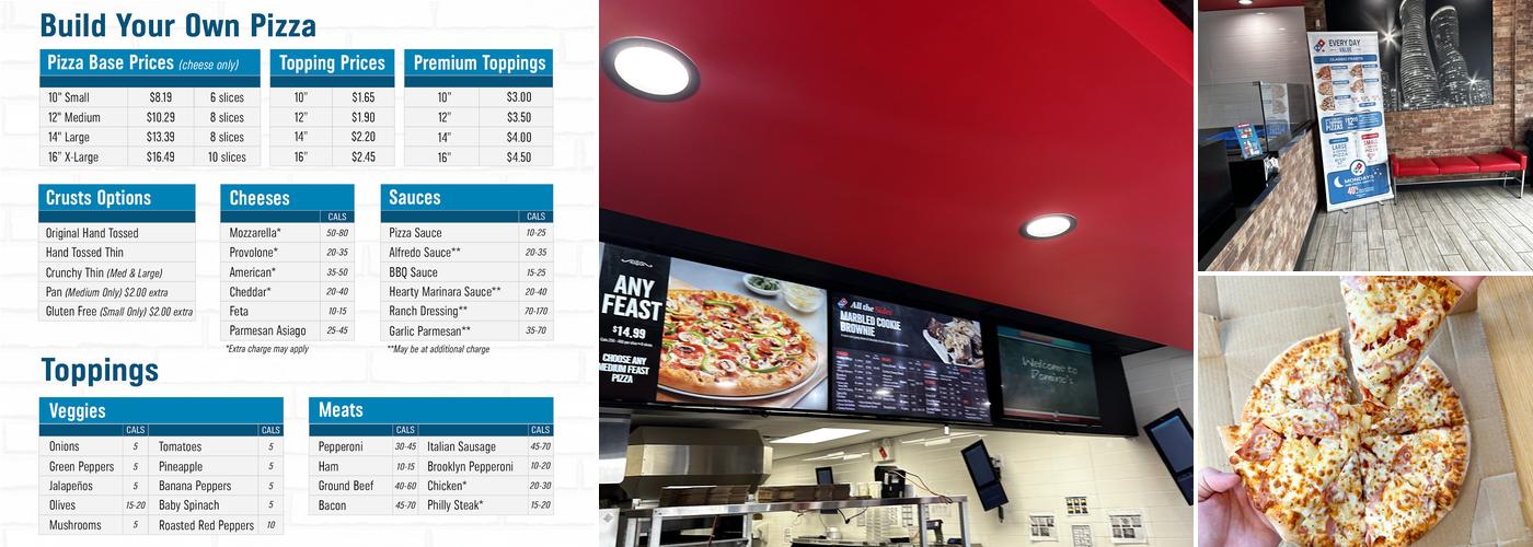 Domino's Pizza Menu