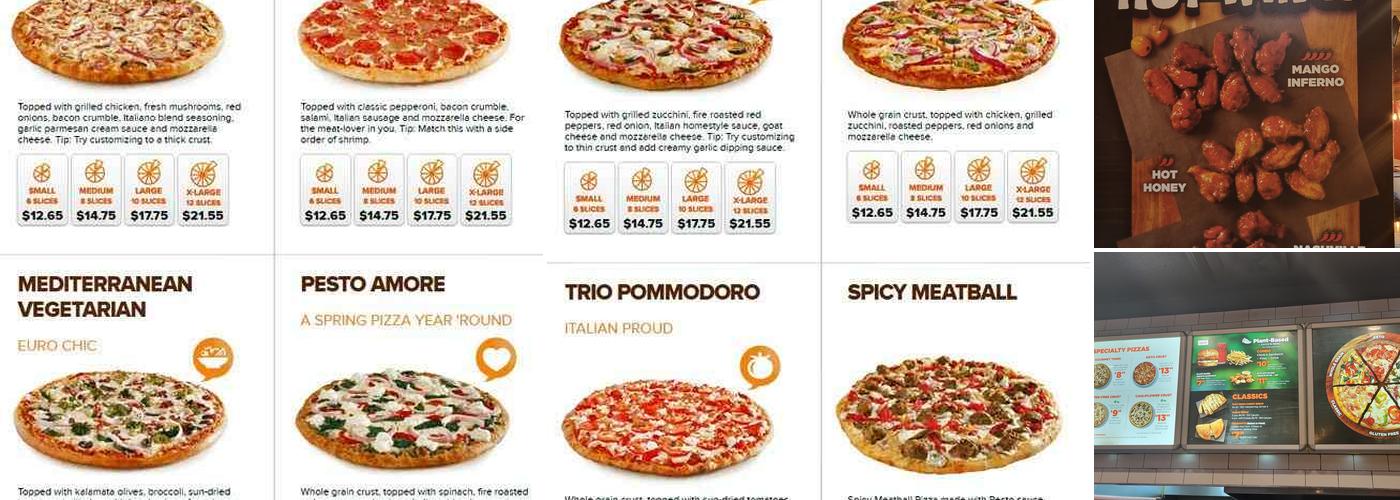 Pizza Pizza Menu