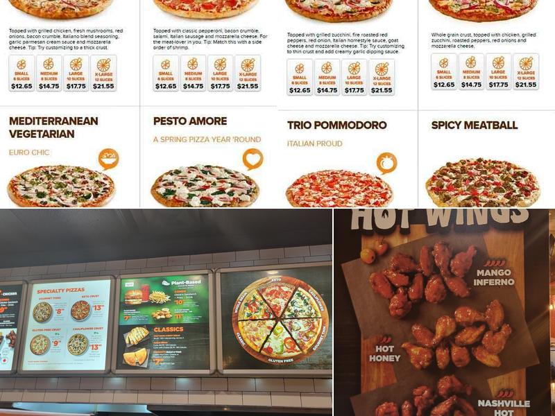 Pizza Pizza Menu