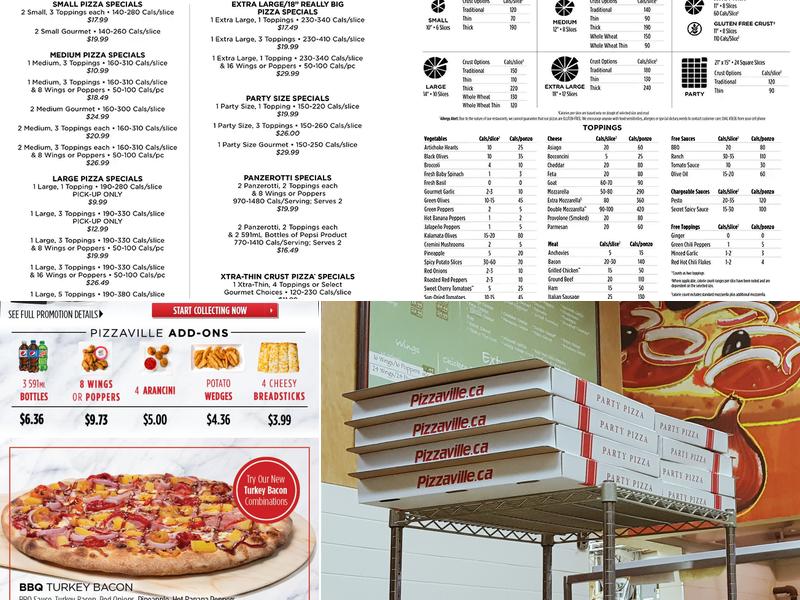 Pizzaville Menu