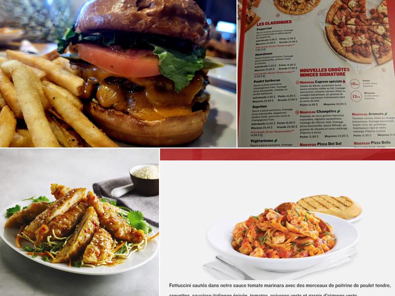 Boston Pizza Menu