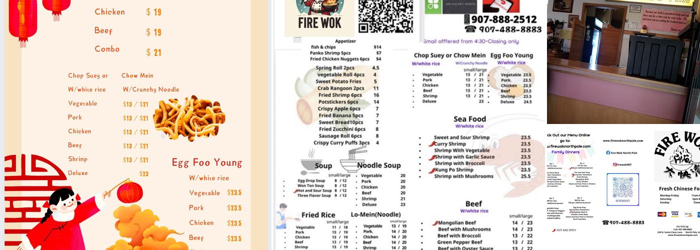 Fire Wok Express Menu