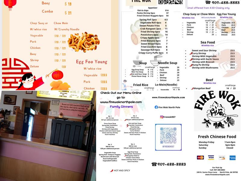 Fire Wok Express Menu