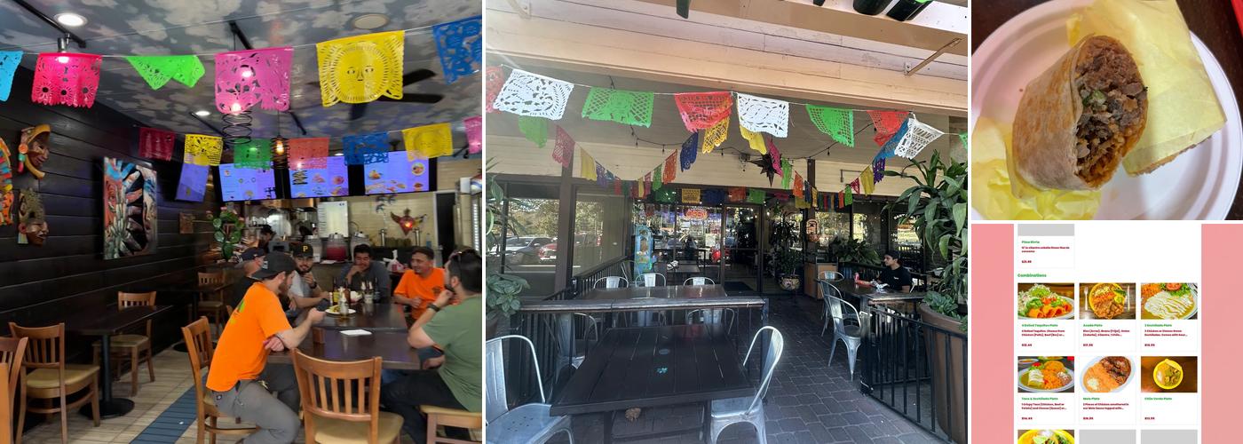 Taqueros Mexican Restaurant Menu