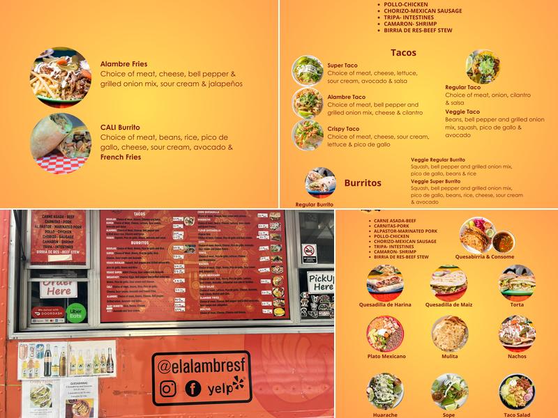 El Alambre (Franklin St.) Menu