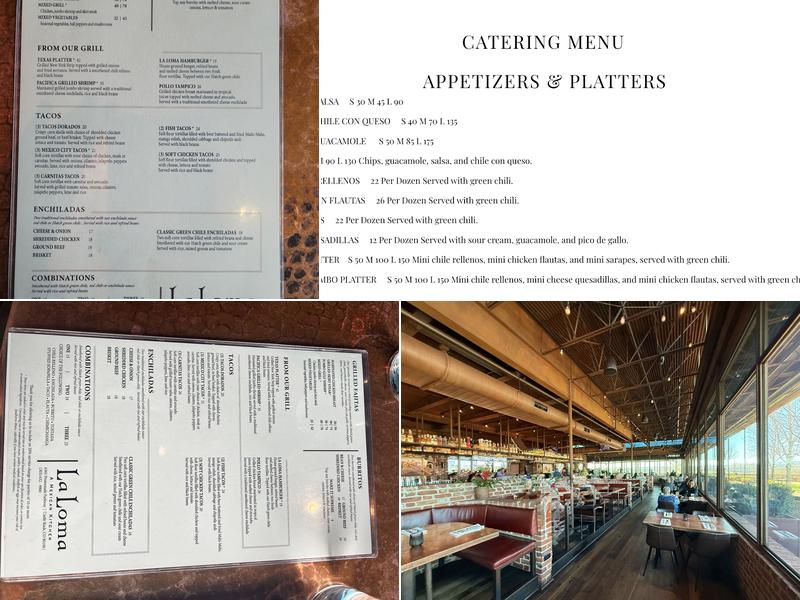 La Loma Castle Rock Menu