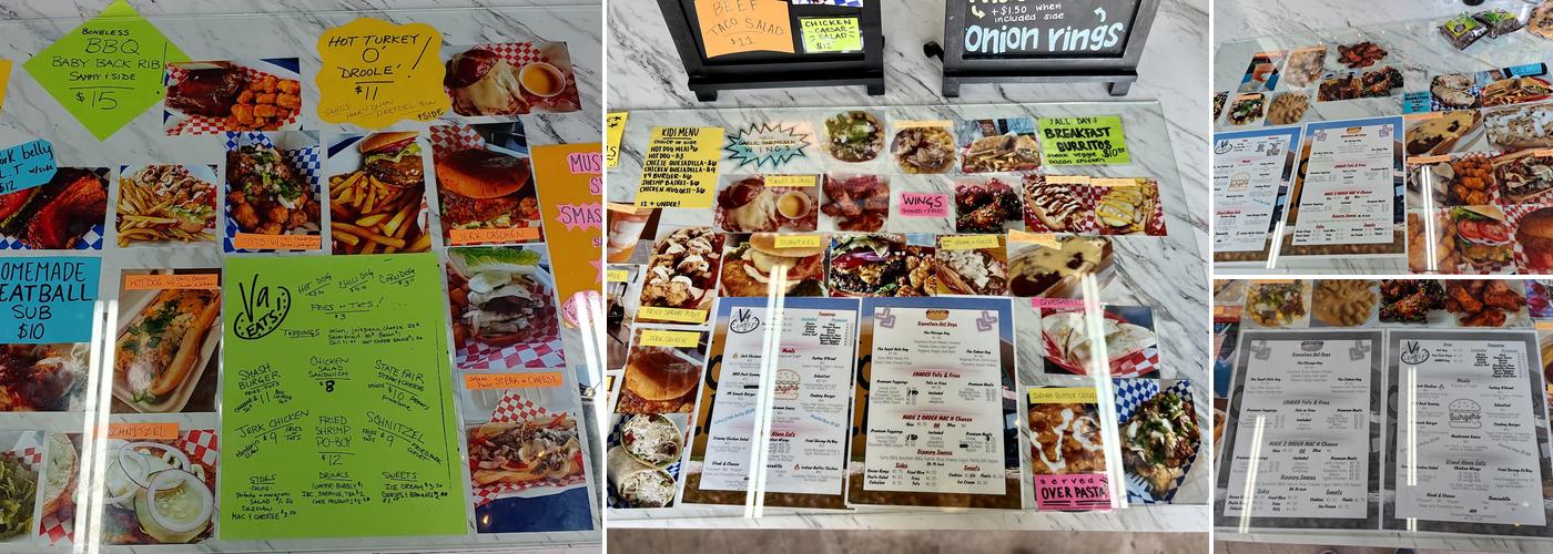 V9 EATS Menu