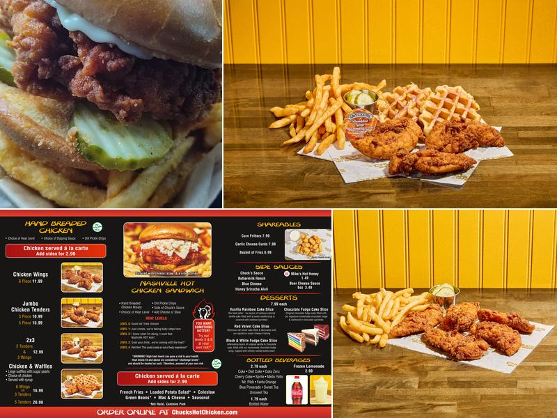 Chuck's Hot Chicken® Menu