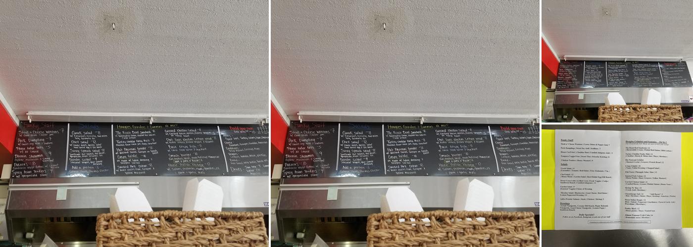 Funkalicious Market and Deli Menu